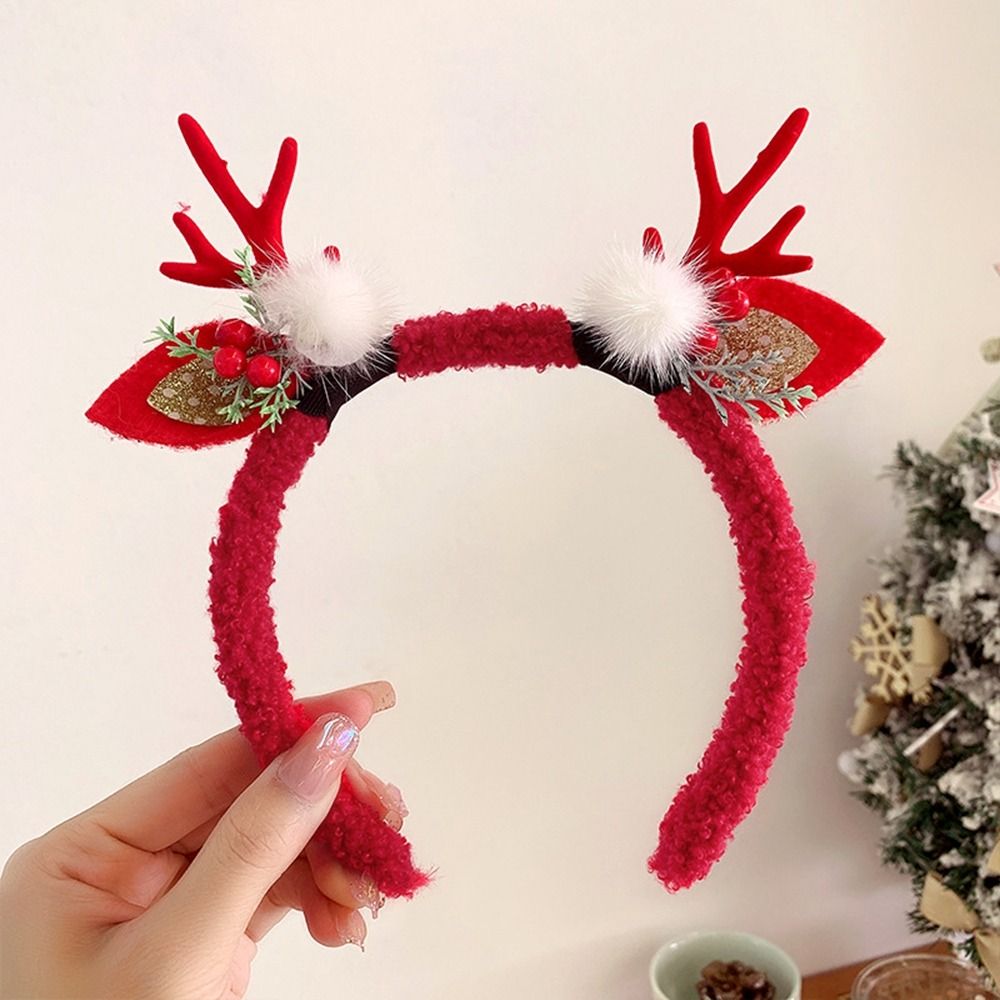 Reindeer Antlers Headband - Милые рождественские украшения, Рождественская повязка на