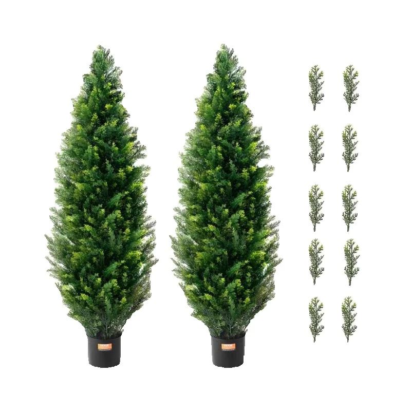 Christmas Tree Artificial - SucceBuy Искусственное кедровое топиарийное дерево Вечнозеленая