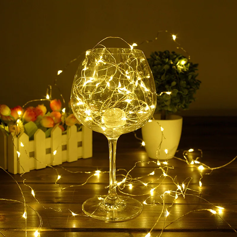 Led Fairy String Lights - Рождественская елка, декор для свадебной вечеринки,