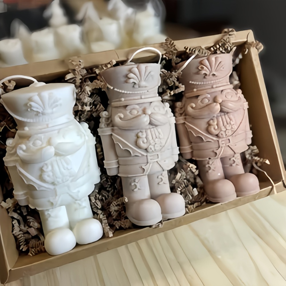 Nutcracker Figurine - Силиконовая форма для 3D-украшений «Щелкунчик», инструмент