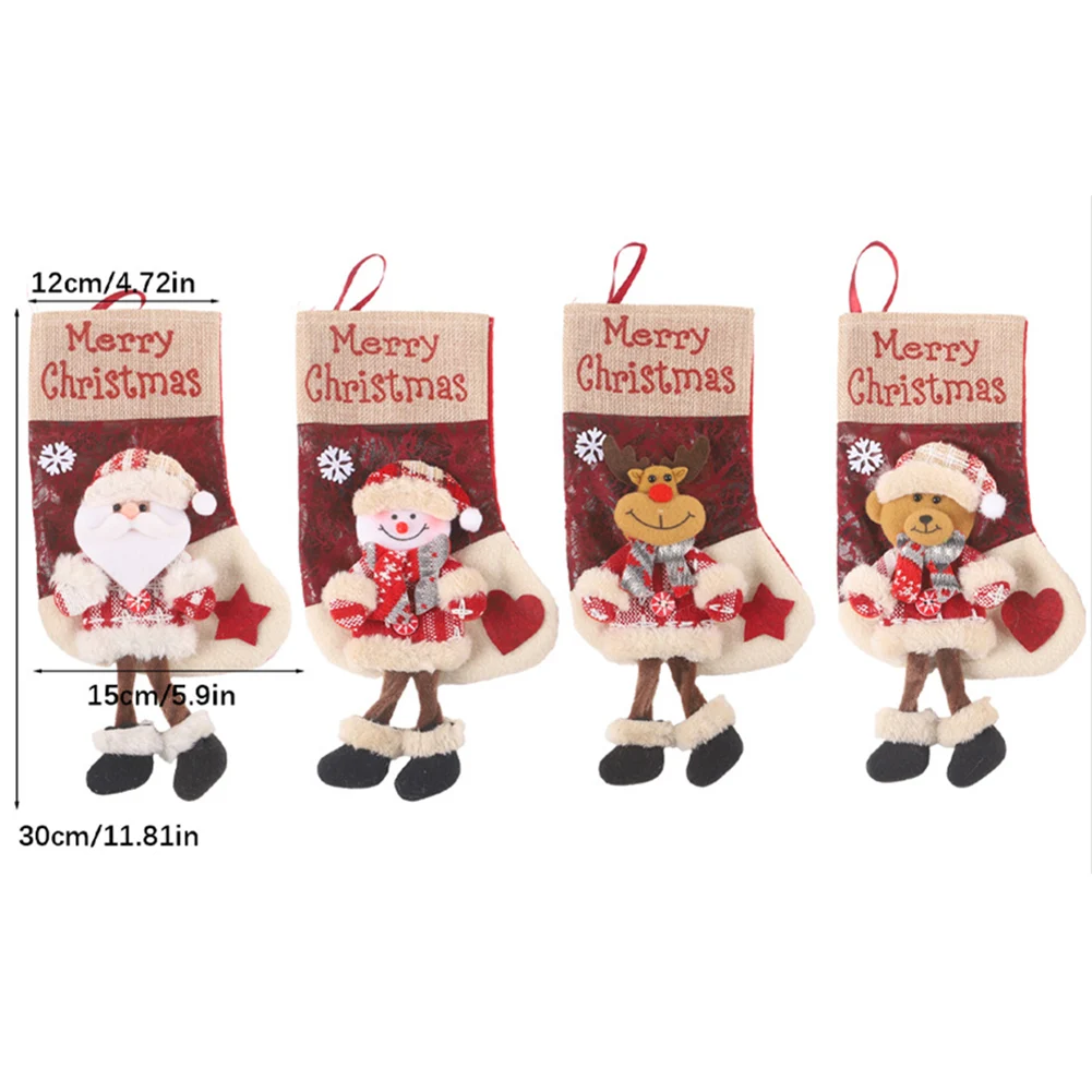 Christmas Stocking Hanging - Большой рождественский чулок Санта-Клауса для подвешивания