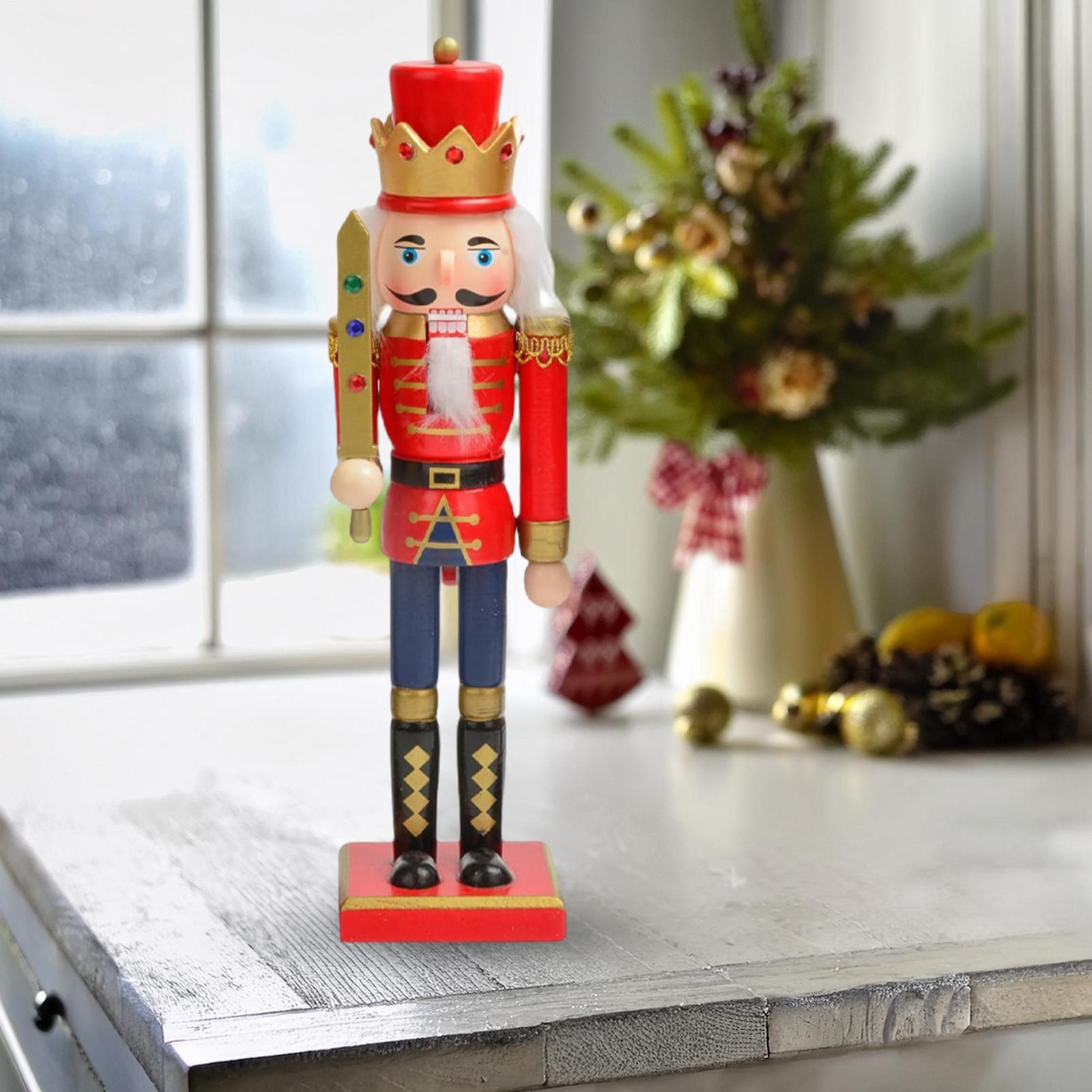 Nutcracker Figurine - Щелкунчик, Рождественский декор, деревянный декоративный Щелкунчик,