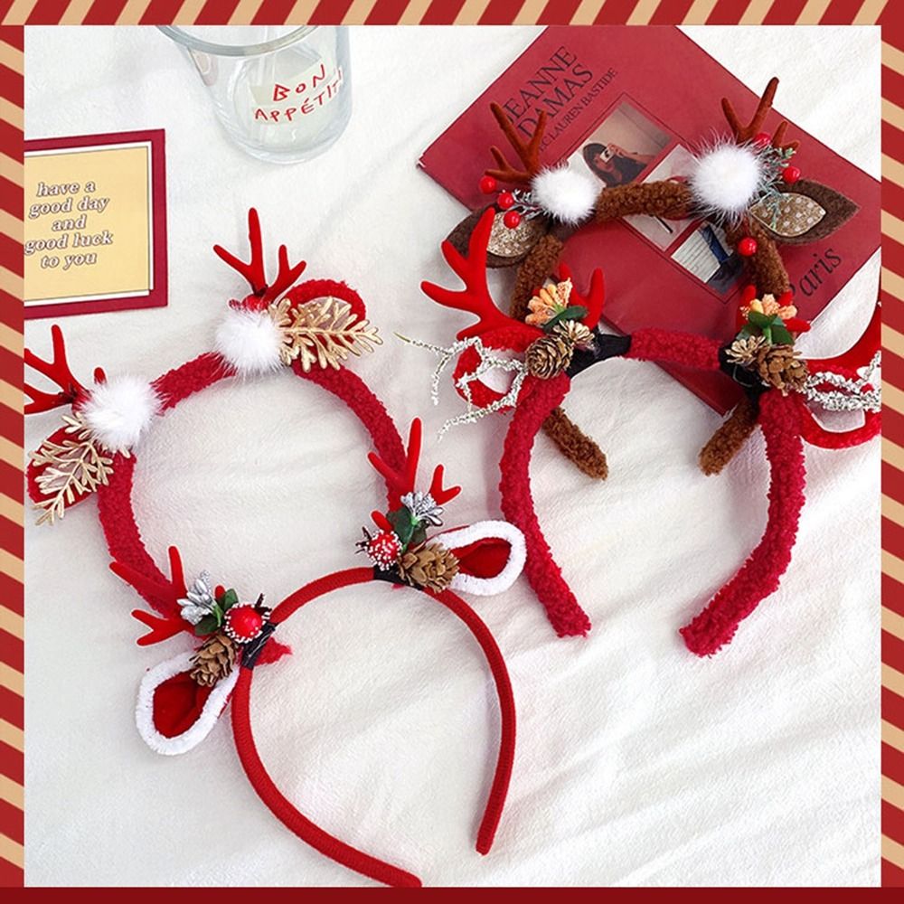 Милые рождественские украшения – обзор и цена Reindeer Antlers Headband