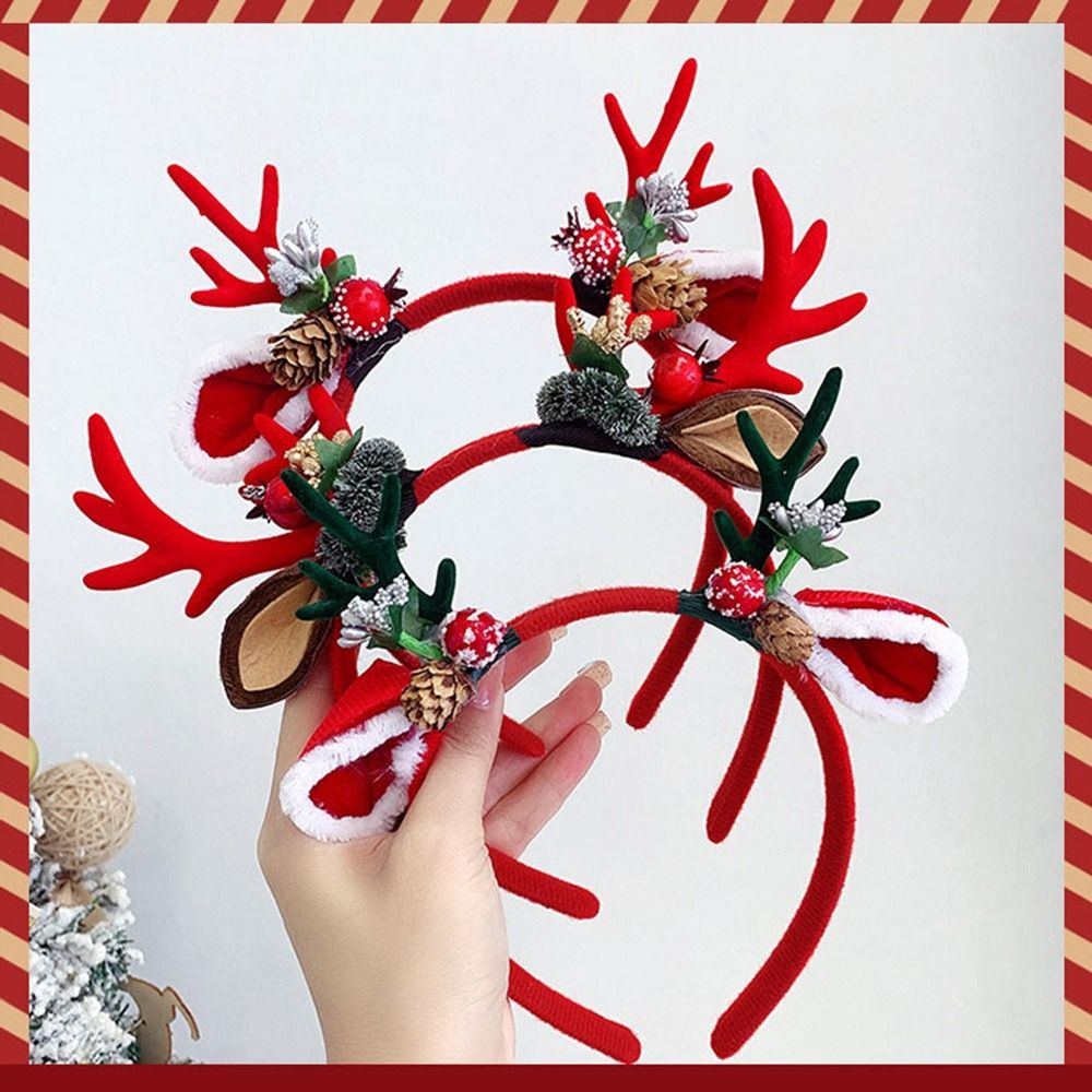 Милые рождественские украшения – обзор и цена Reindeer Antlers Headband