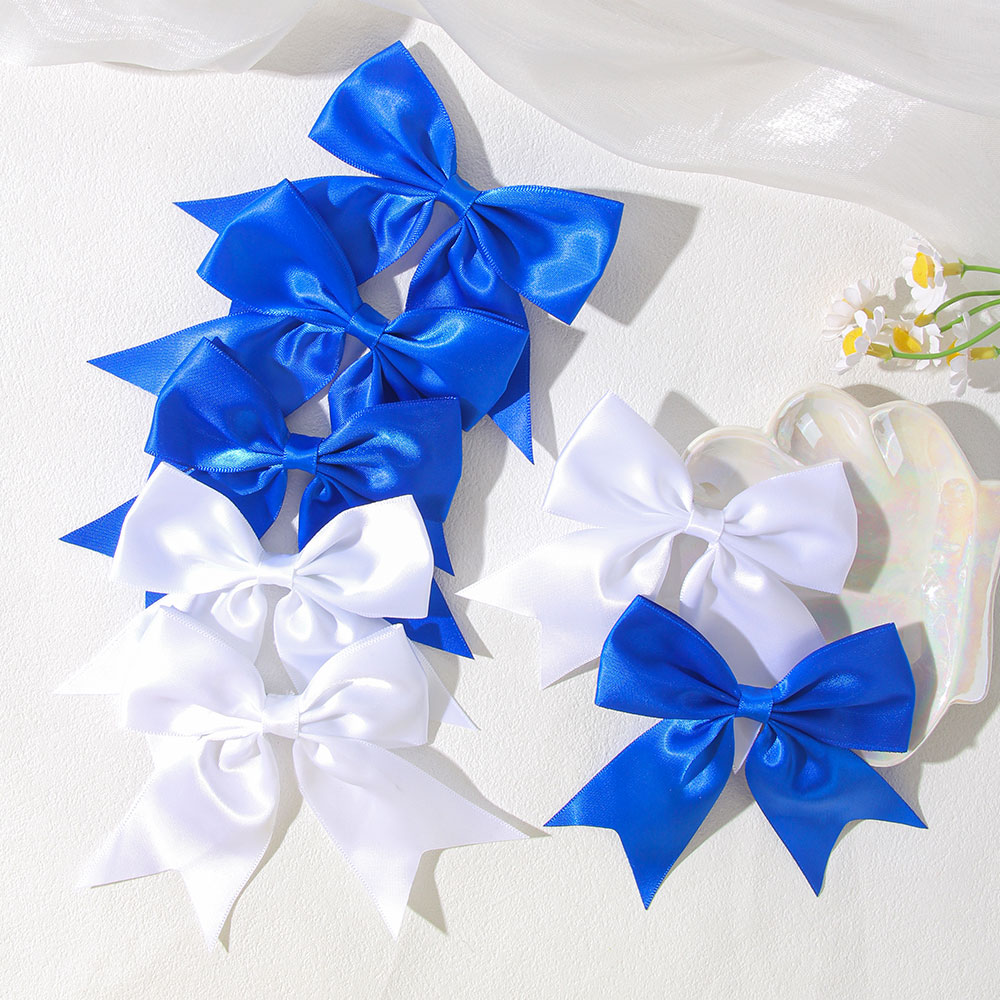 2/4/6 шт., сине-белая лента с  – обзор и цена Ribbon Bow Gift