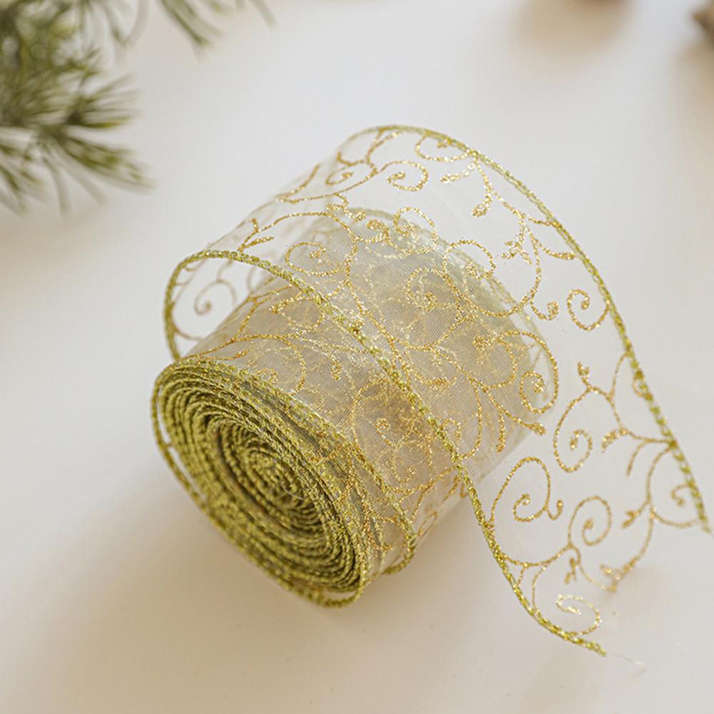 2 м 2027 Рождественская лента  – обзор и цена Ribbon Bow Gift