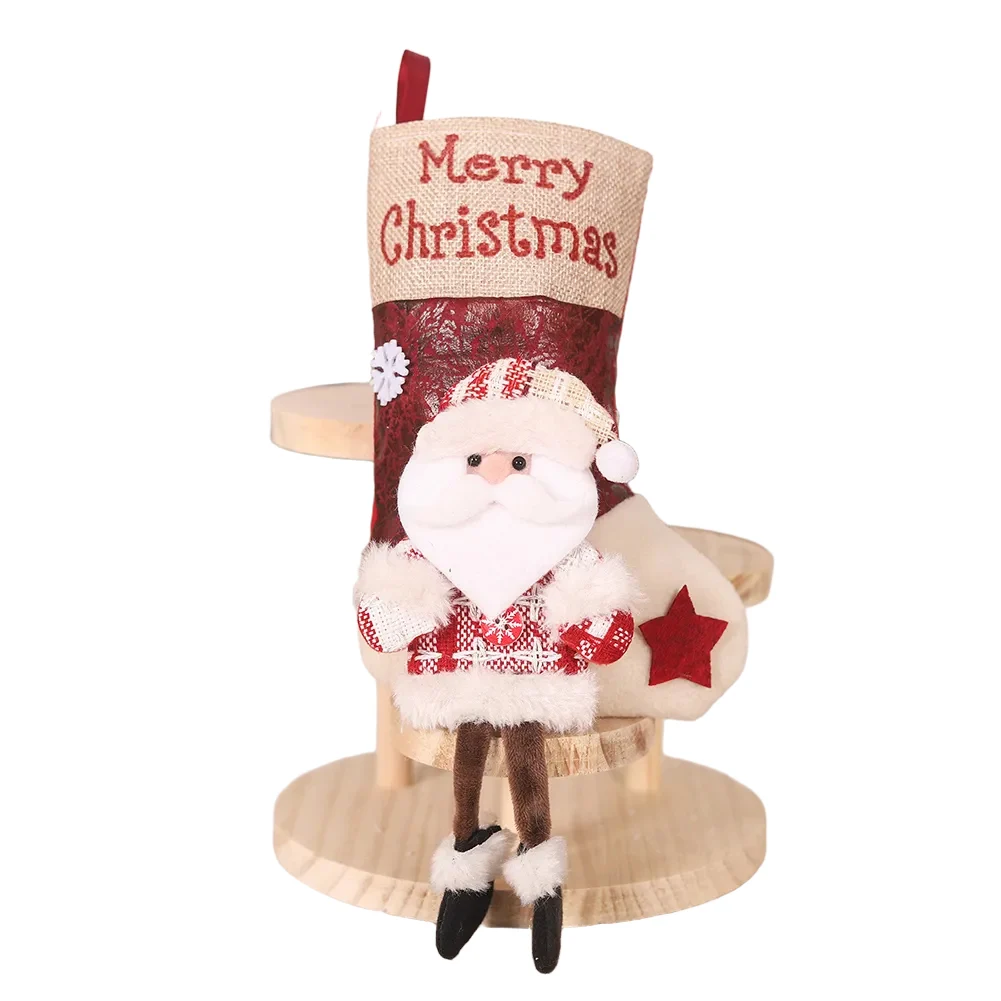 Большой рождественский чулок С – обзор и цена Christmas Stocking Hanging
