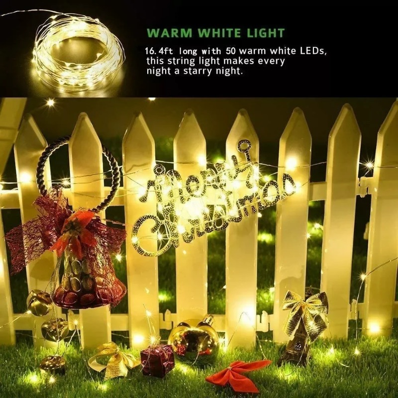 1 шт. уличная солнечная гирлян – обзор и цена Led Fairy String Lights