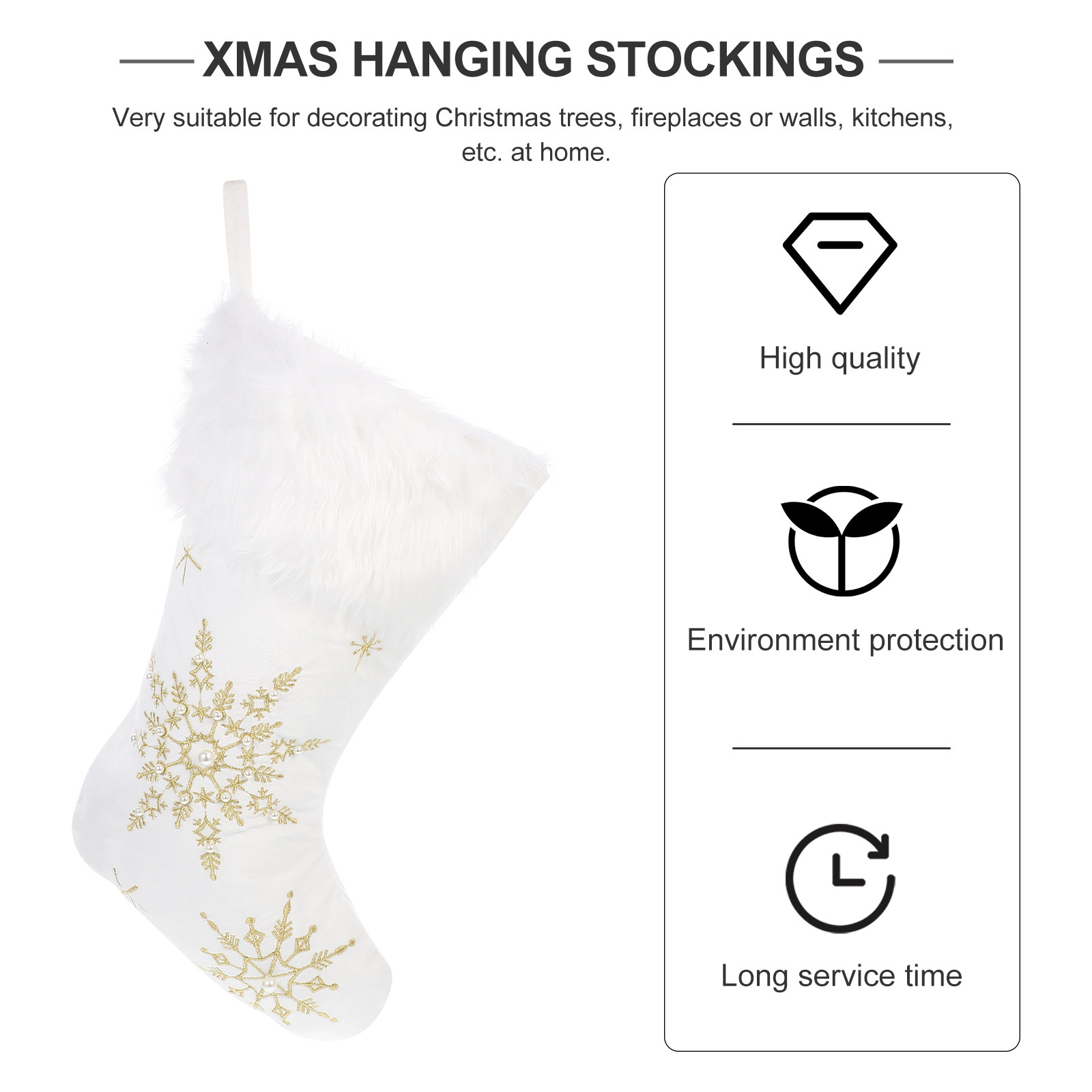 1 шт. рождественский декоратив – обзор и цена Christmas Stocking Hanging