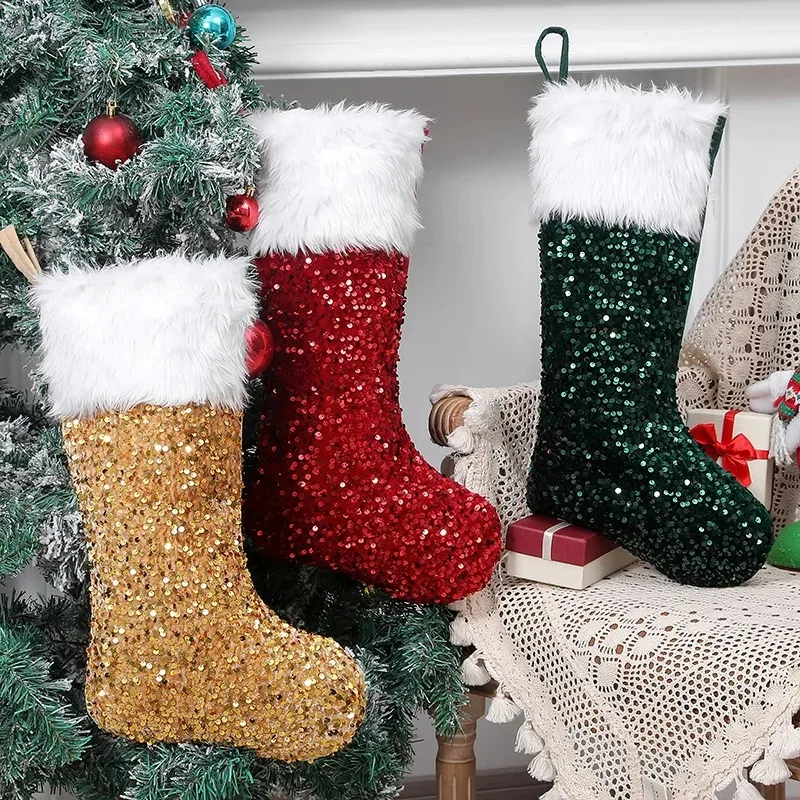 Рождественские носки с сублима – обзор и цена Christmas Stocking Hanging