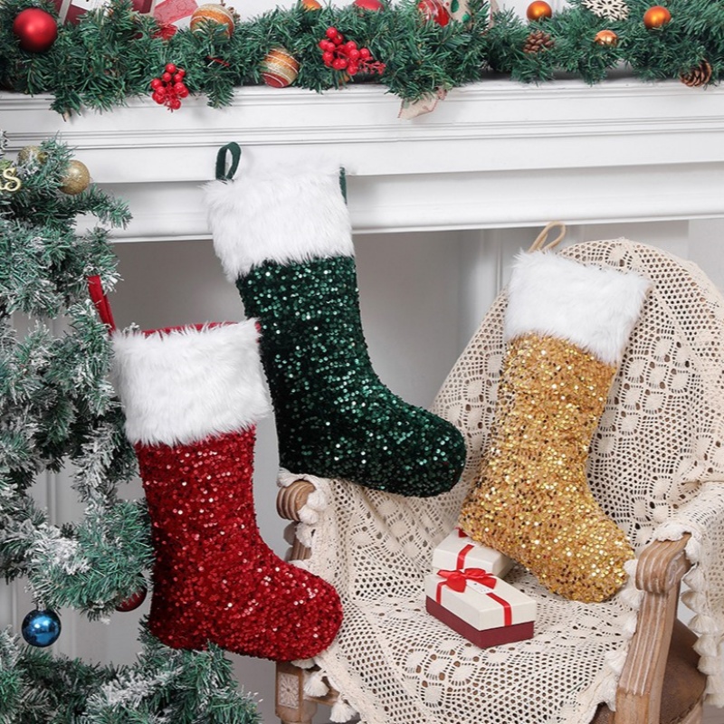 Рождественские носки с сублима – обзор и цена Christmas Stocking Hanging