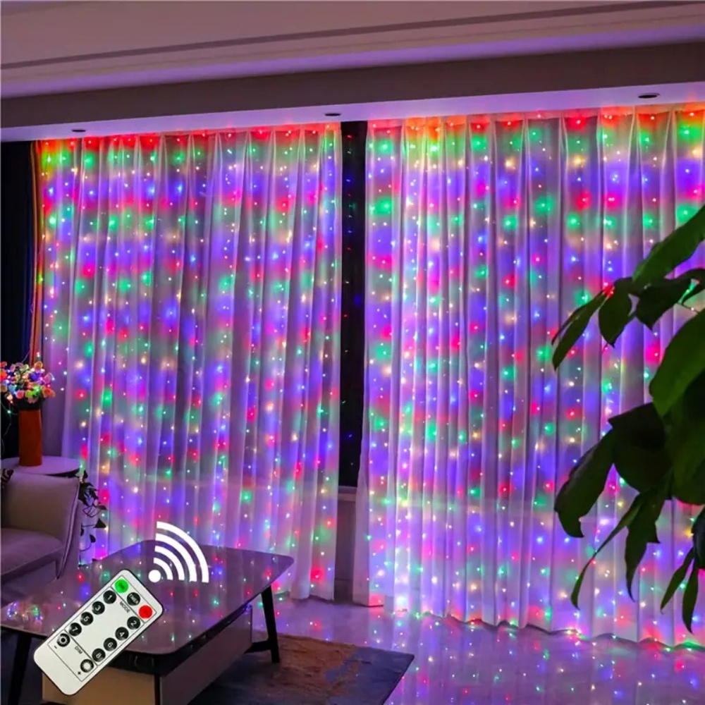 Светодиодная гирлянда-штора US – обзор и цена Led Fairy String Lights