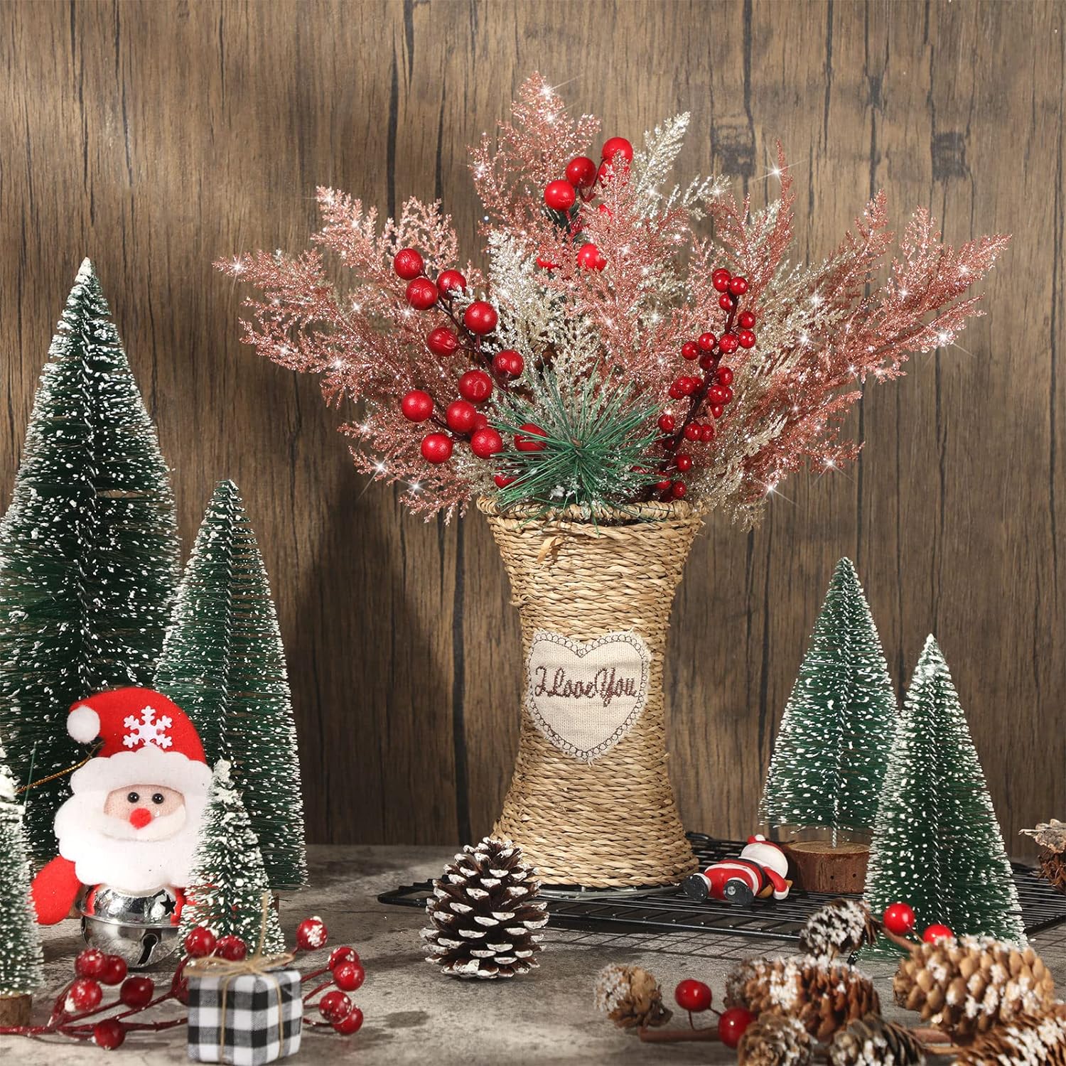 Yannew 10 шт. блестящие искусс – обзор и цена Christmas Tree Artificial