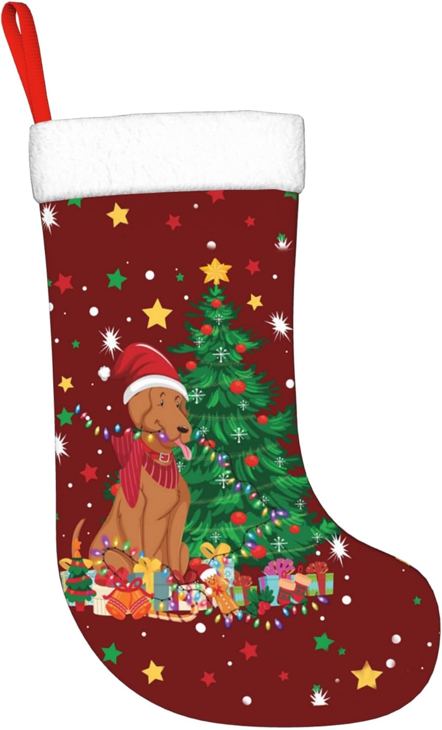 Рождественский светильник для  – обзор и цена Christmas Stocking Hanging