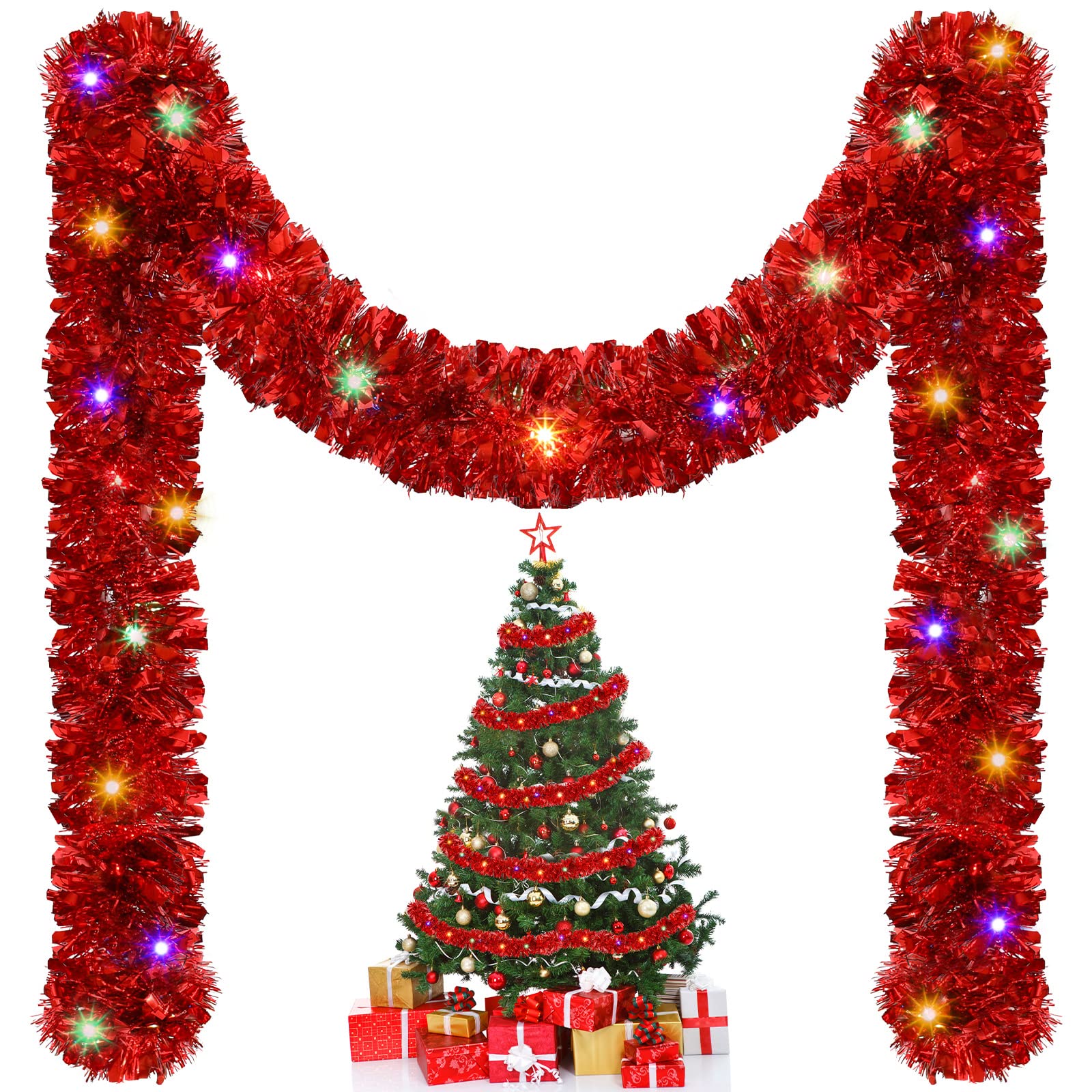 1/3 шт. 5 м рождественские укр – обзор и цена Tinsel Garland Decoration