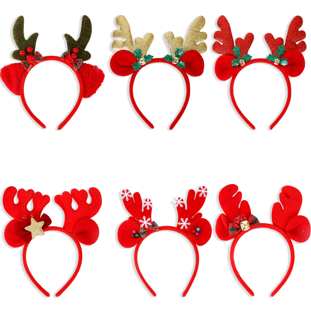 С Рождеством повязка на голову – обзор и цена Reindeer Antlers Headband