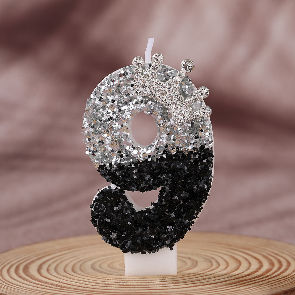 Черная серебристая градиентная – обзор и цена Holiday Candle Set